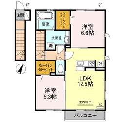 キャム月見山IIIの物件間取画像